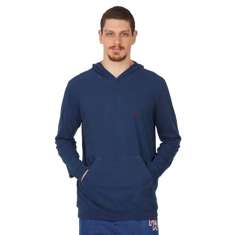 Camiseta Masculina Com Capuz Polo Wear Azul Escuro M