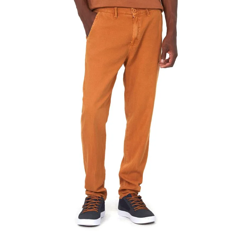 Calça Masculina Alfaiataria Trapezio Polo Wear Marrom Claro 40