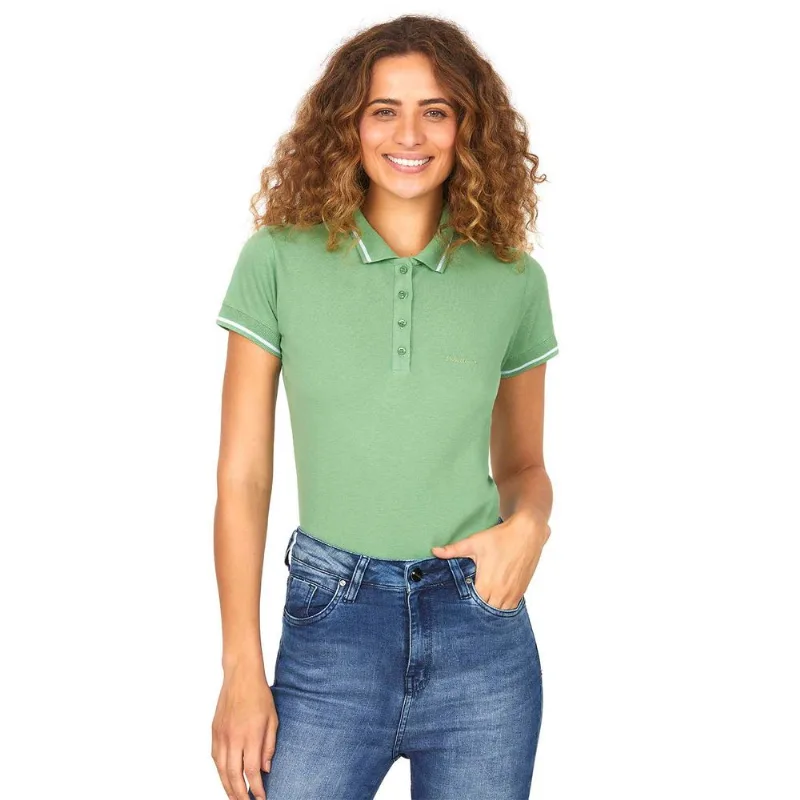 Polo Friso Fem Polo Wear Verde Médio M
