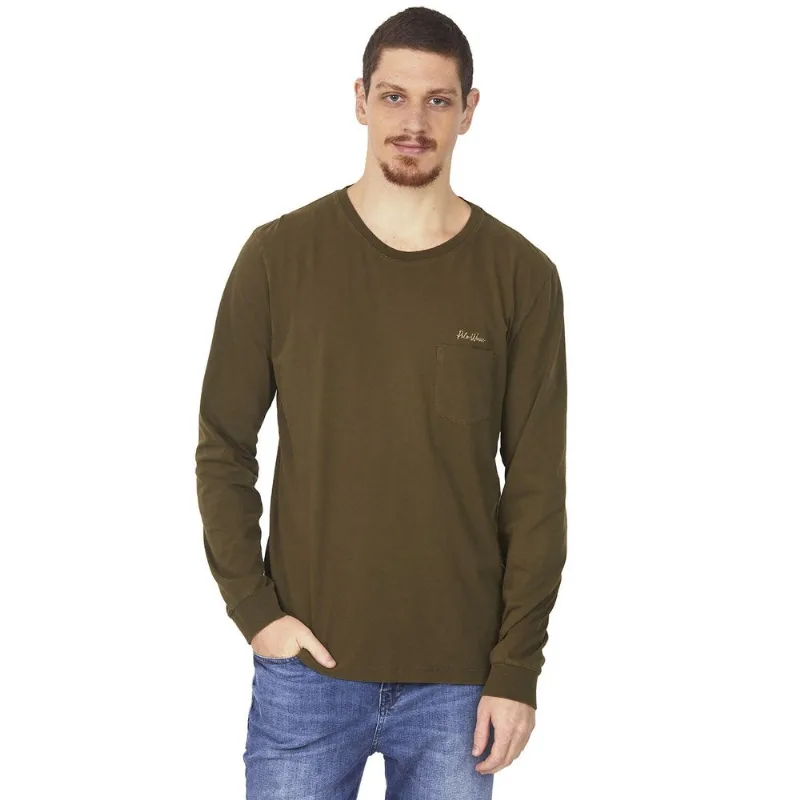 Camiseta Masculina 1/2 Malha Polo Wear Verde Escuro P