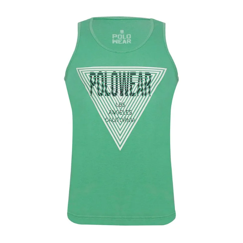 Regata Masculina Estampada Polo Wear Verde Médio M