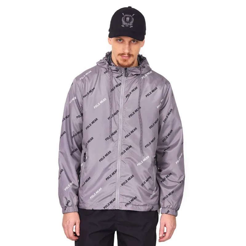 Jaqueta Corta Vento Polo Wear Cinza Médio M