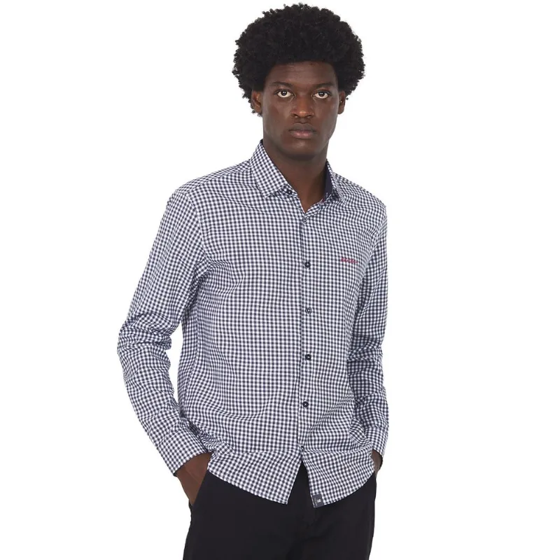 Camisa Mini Xadrez Ml Polo Wear Azul Escuro GG