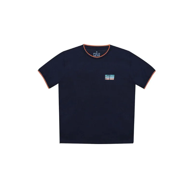 Camiseta Polo Wear Azul Escuro G3
