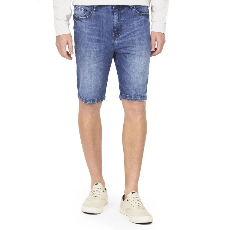 Bermuda Masculina Slim Polo Wear Jeans Médio 48