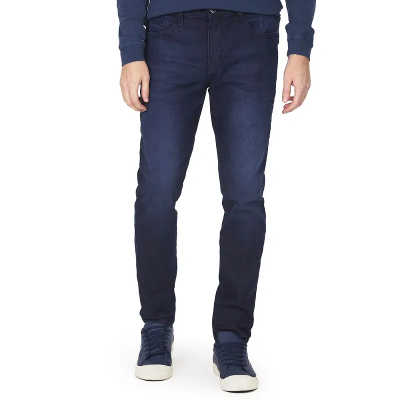 Calça Masculina Skinny Basica Polo Wear Jeans Escuro 42