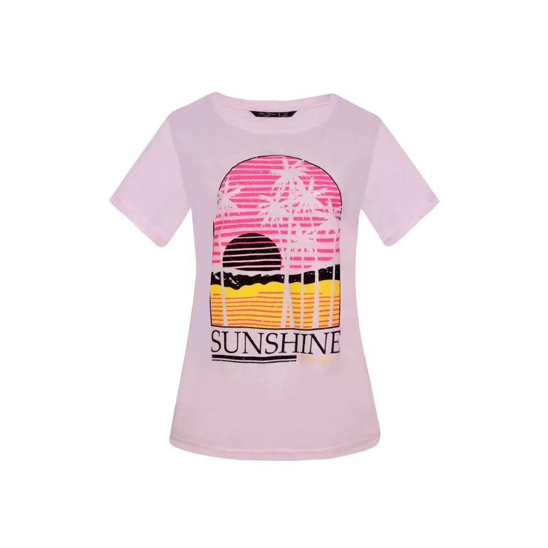 Camiseta Sunshine Polo Wear Roxo Claro PP