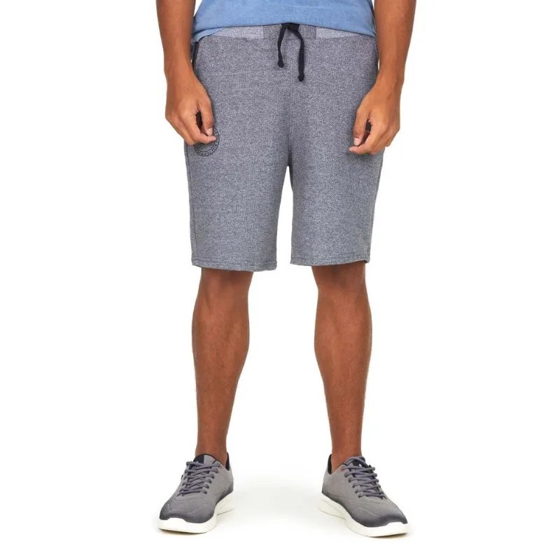 Bermuda Masculina Moletom Polo Wear Mescla Médio Cinza M