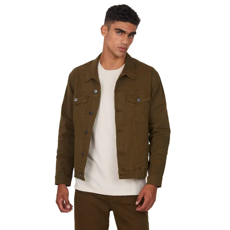 Jaqueta Sarja Masculina Fit Polo Wear Verde Escuro M