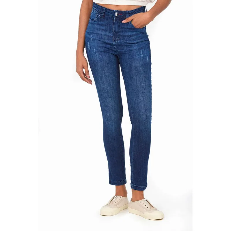 Calça Feminina Skinny Polo Wear Jeans Médio 40