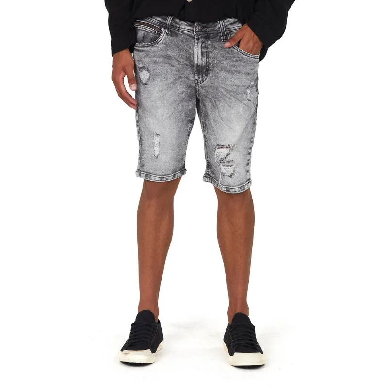 Bermuda Loose Fit Polo Wear Preto 40