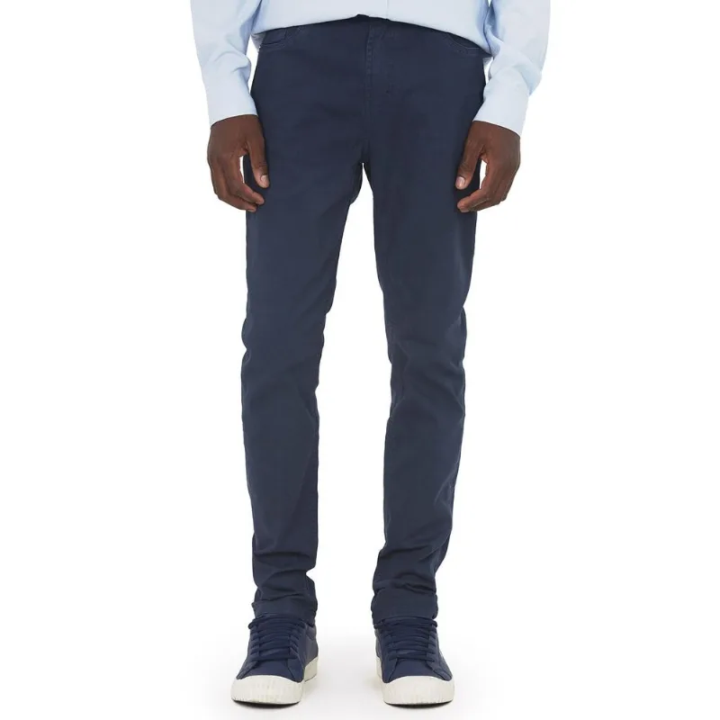 Calça Masculina Sarja Slim Polo Wear Azul Escuro 44