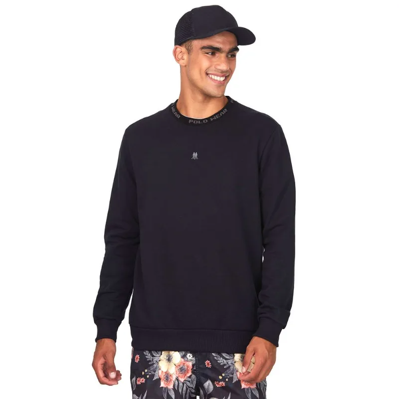 Moletom Careca College Polo Wear Preto G
