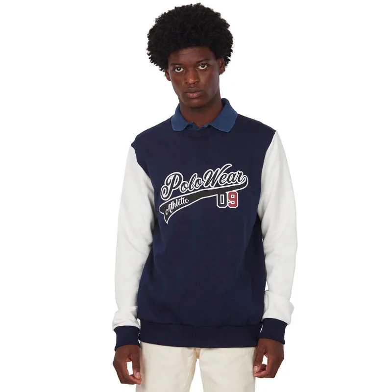 Moletom Careca College Polo Wear Azul Escuro G