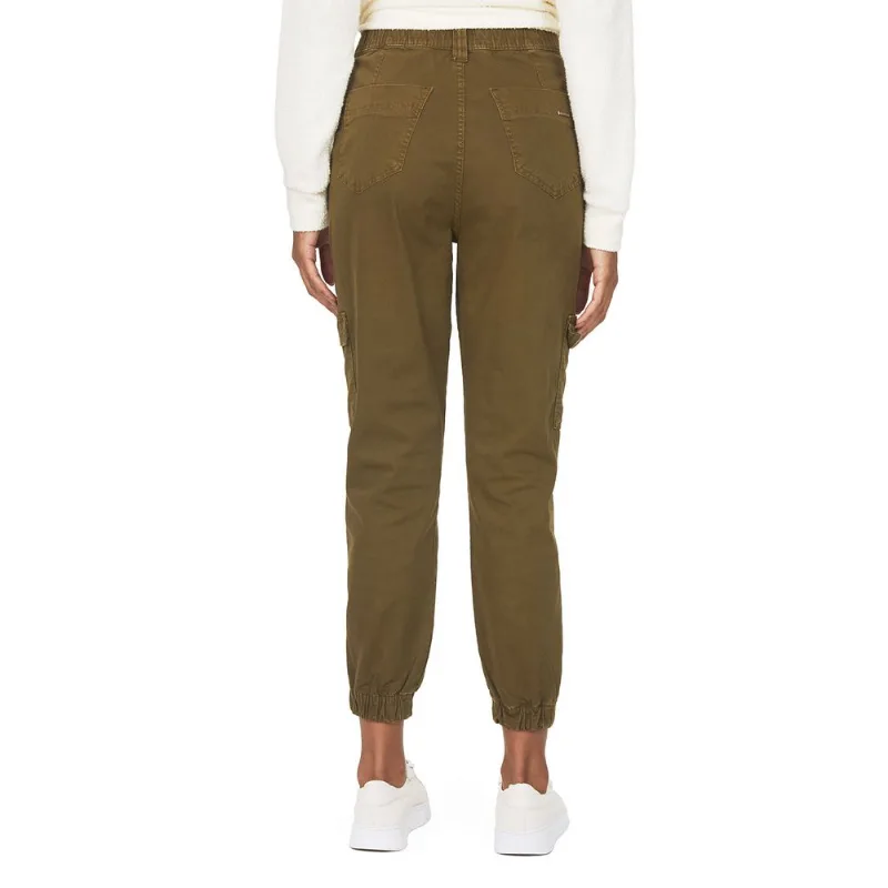 Calça Feminina Veludo Cotele Wide Leg Polo Wear Marrom Médio 40