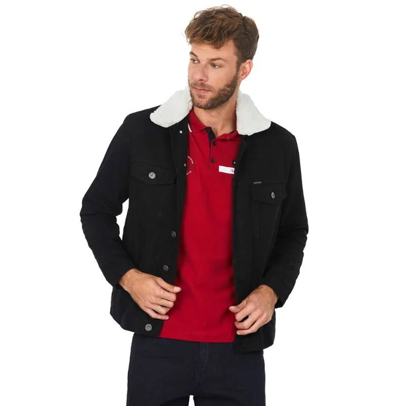 Jaqueta Masculina Sarja Clássica Polo Wear Preto P