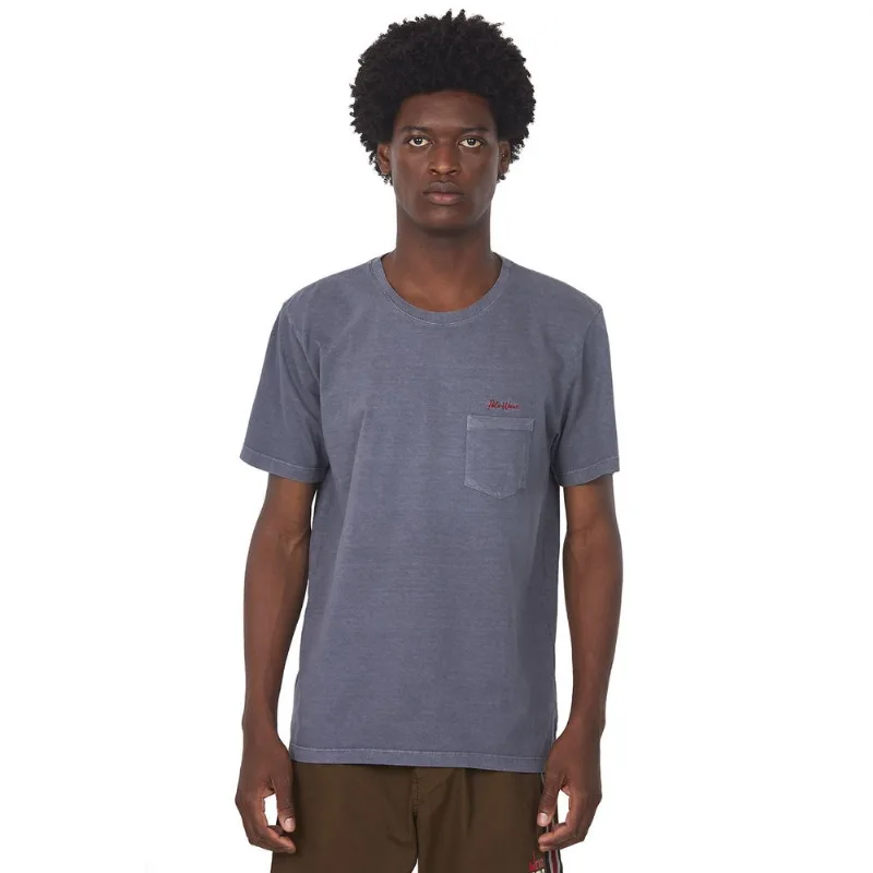 Camiseta Masculina Bord Polo Wear Cinza Escuro G