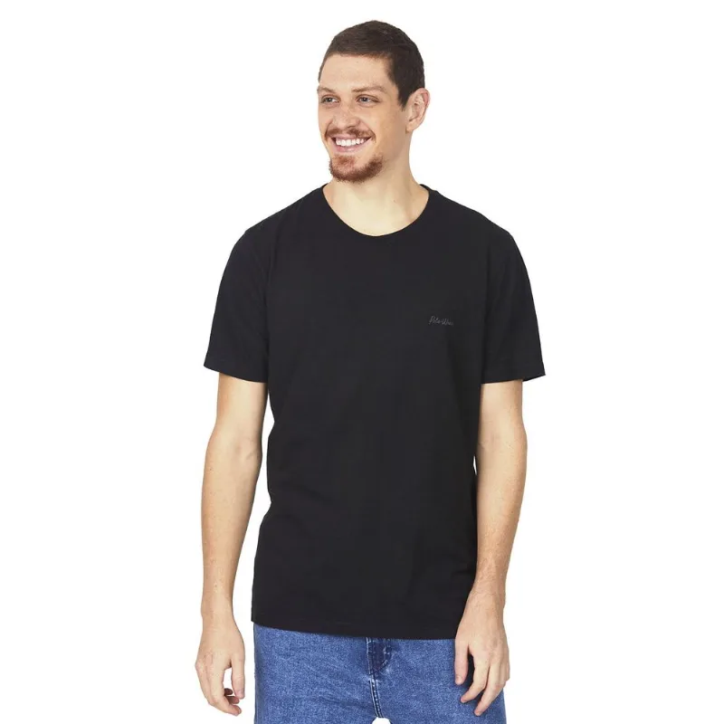 Camiseta Masculina Com Bordado Polo Wear Preto M
