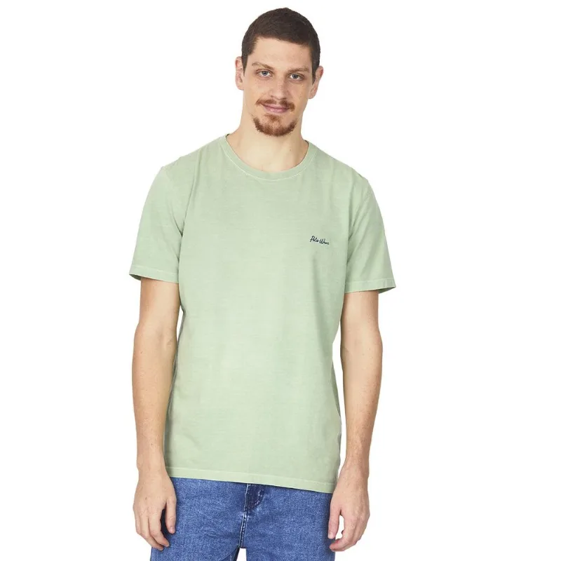 Camiseta Masculina Com Bordado Polo Wear Verde Médio M