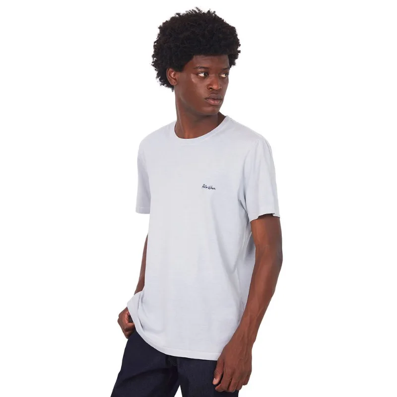 Camiseta Masculina Com Bordado Polo Wear Cinza Claro M