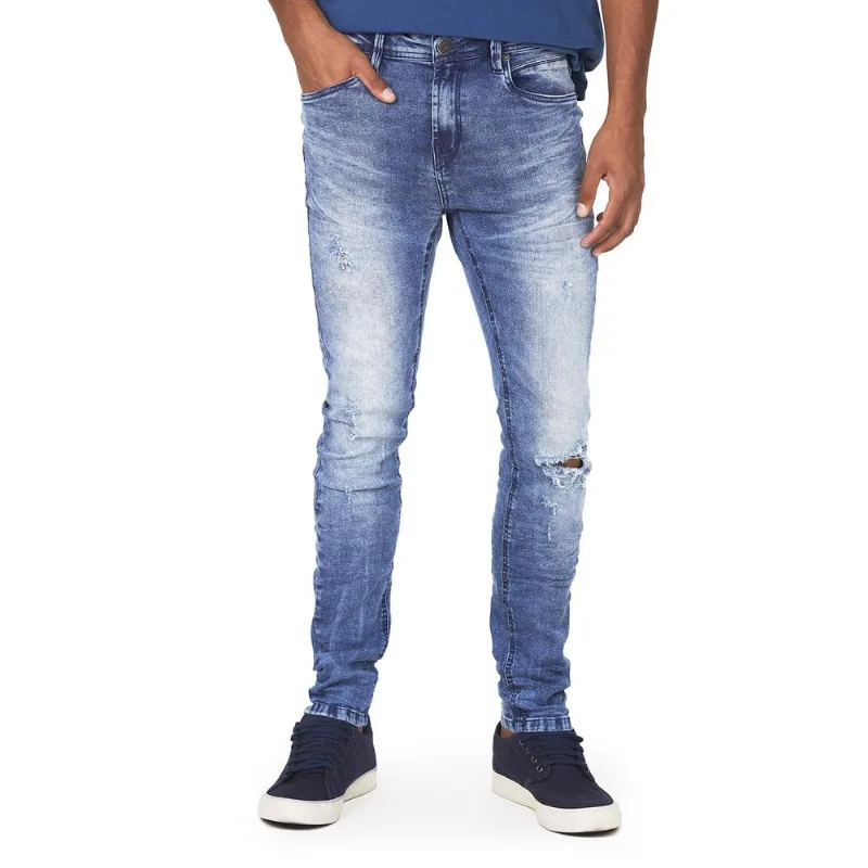 Calça Masculina Skinny Polo Wear Jeans Médio 42