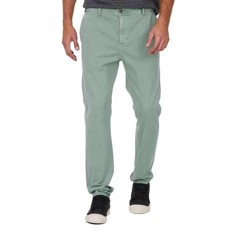 Calça Masculina Sarja Slim Polo Wear Verde Escuro 38