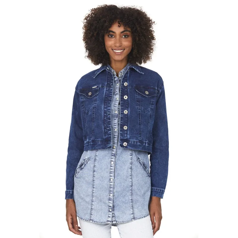 Jaqueta Feminina Removivel Polo Wear Jeans Médio P