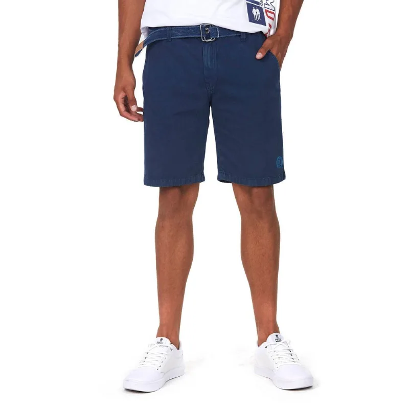 Bermuda Masculina Sarja Polo Wear Azul Escuro 38