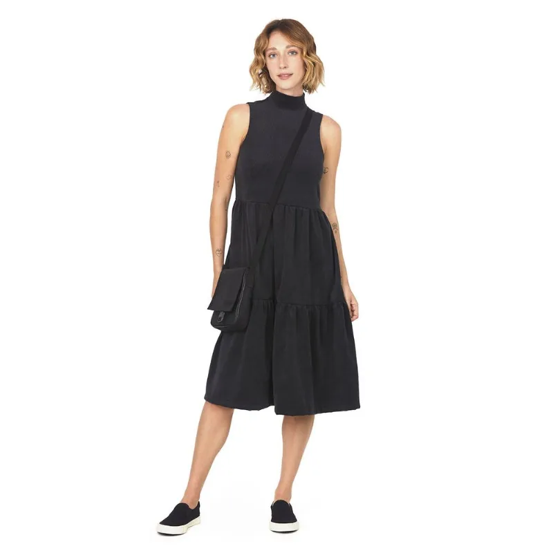 Vestido Feminina Corduroy Spandex Polo Wear Preto P