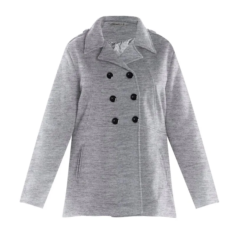 Casaco Moletom Feminino Secret Glam Cinza Plus G