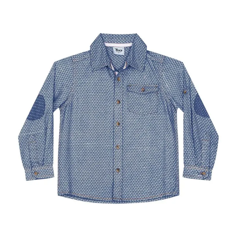 Camisa Masculina Trick Nick Azul 6