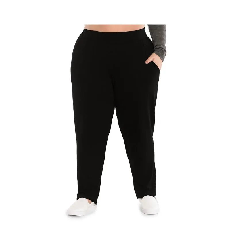 Calça Feminina Rovitex Plus Preto Plus GG
