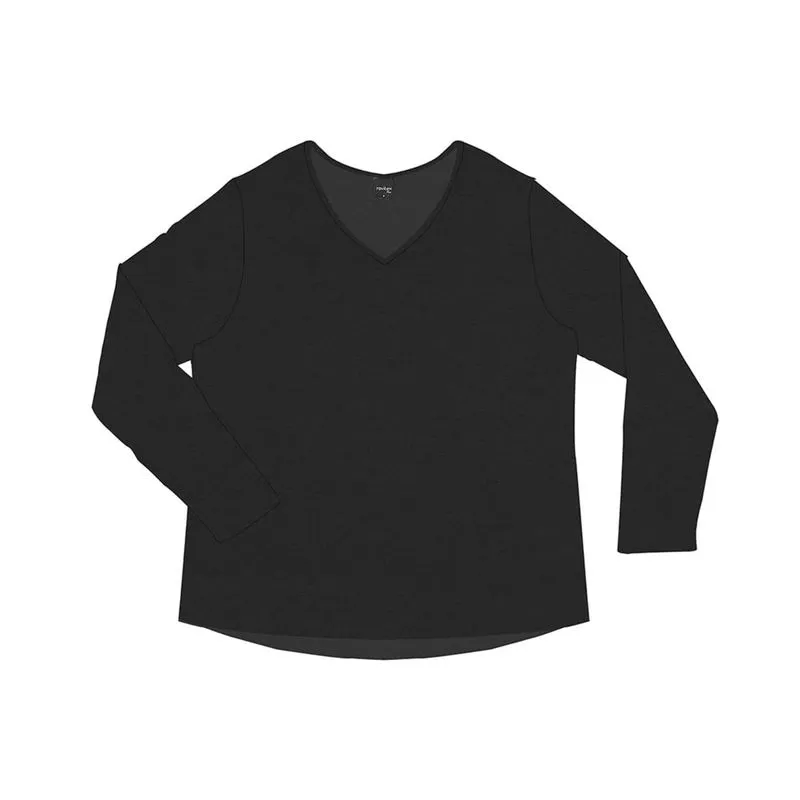Blusa Básica Listras Duplas Masculina Rovitex Plus Preto Plus P