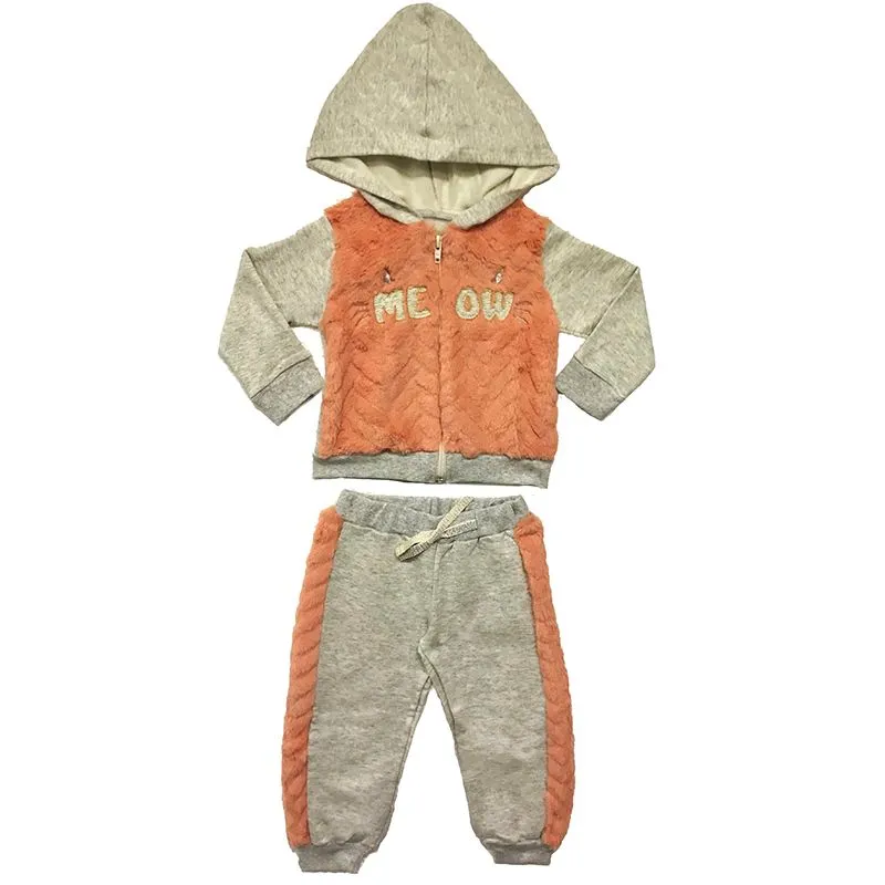 Conjunto Infantil Menina Pliush Com Estampa 1/3 - 1114741-MESCLA CLARO-2