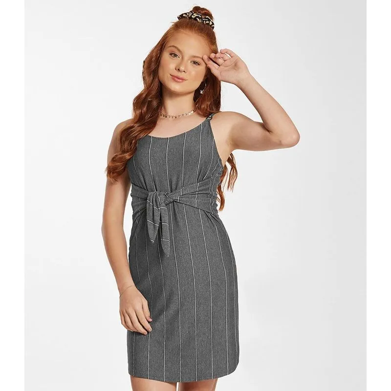 Vestido Rovitex Teen Cinza 14
