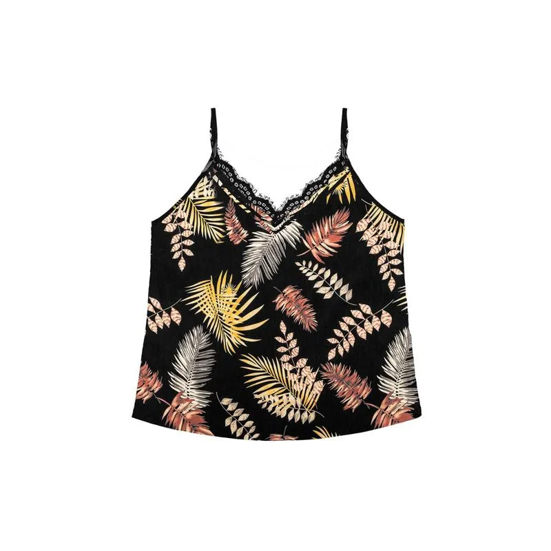 Regata Crepe Feminina Endless Preto G
