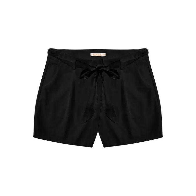Shorts Feminino Linho Endless Preto 42