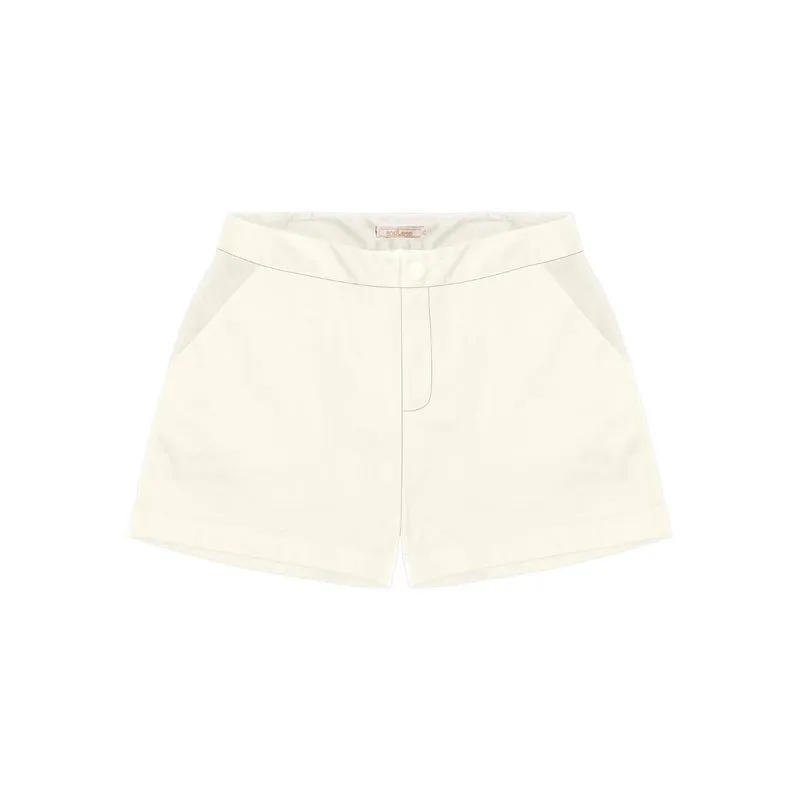 Shorts Feminino Sarja Endless Bege 40