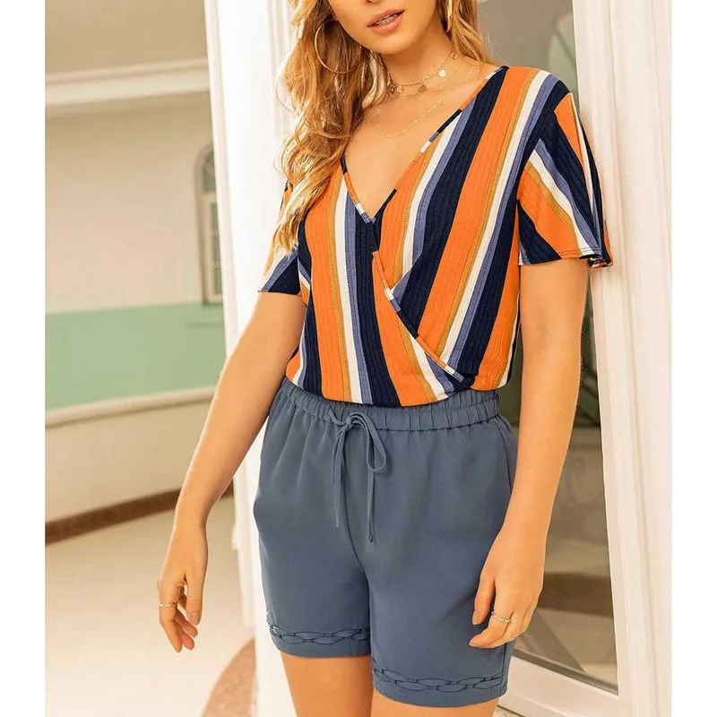 Shorts Feminino Alfaiataria Endless Azul 42