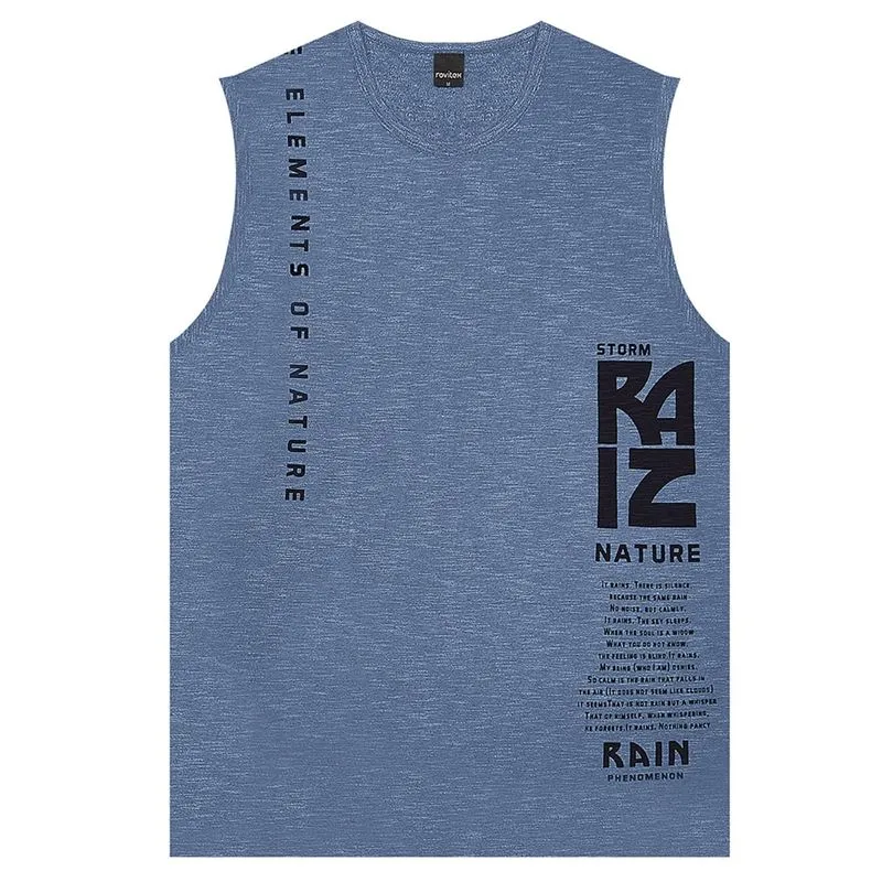 Regata Masculina Rovitex Azul P