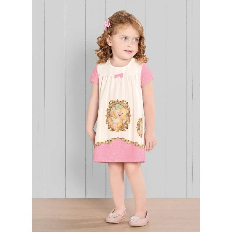 Vestido Infantil Trick Nick Rosa 1