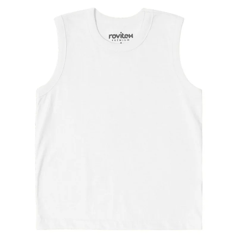 Regata Básica Masculino Rovitex Branco 16