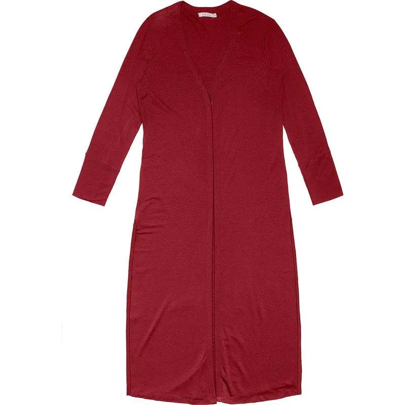 Cardigan Feminino Alongado Endless Vermelho Gg