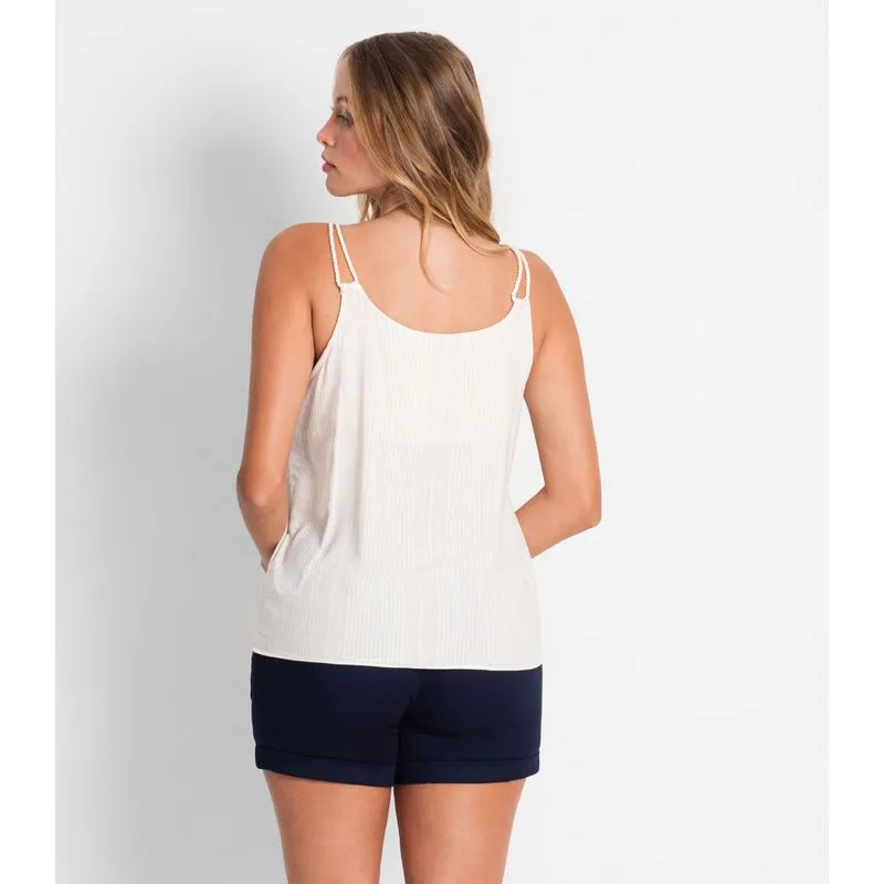Blusa Feminina de Alça Endless Bege M