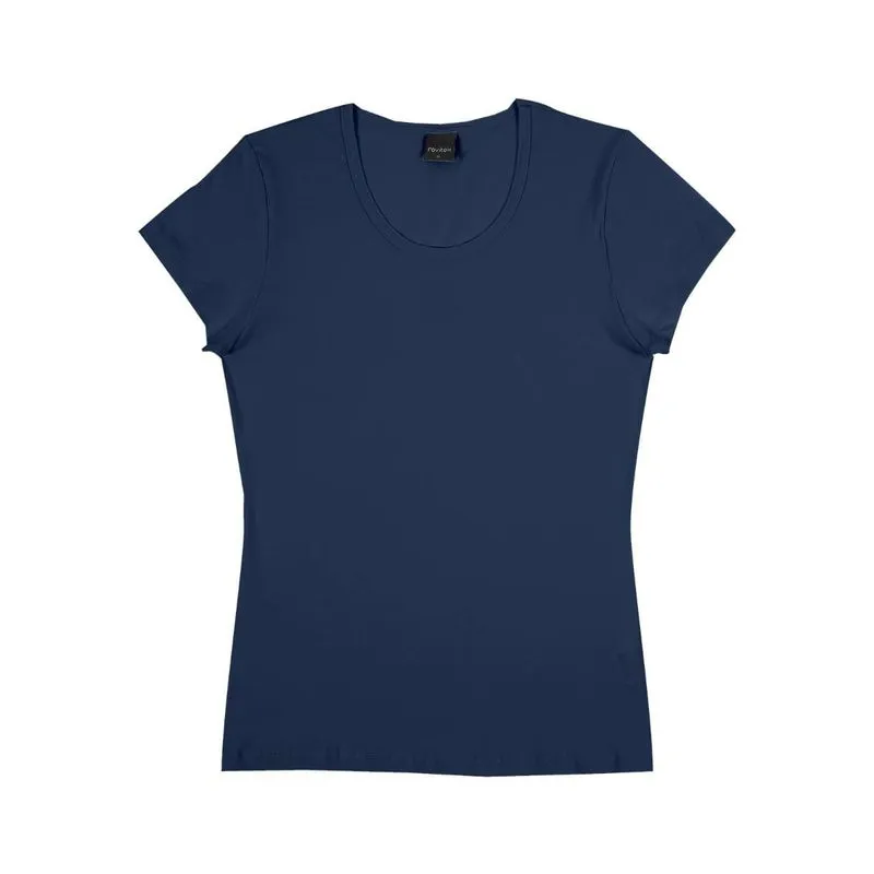 Blusa Básica Feminina Rovitex Azul GG