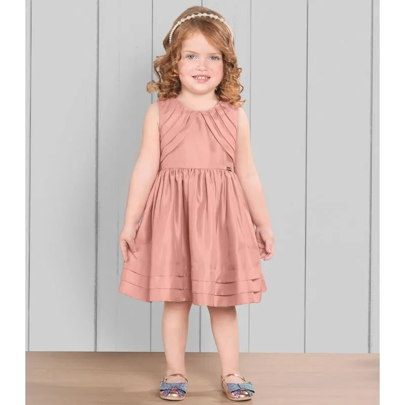 Vestido Infantil Trick Nick Rosa 6