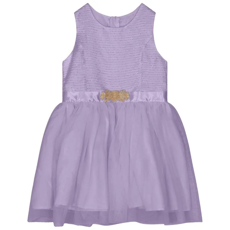 Vestido Infantil Trick Nick Roxo 3