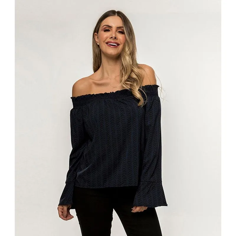 Blusa Feminina Ciganinha Rovitex Azul P