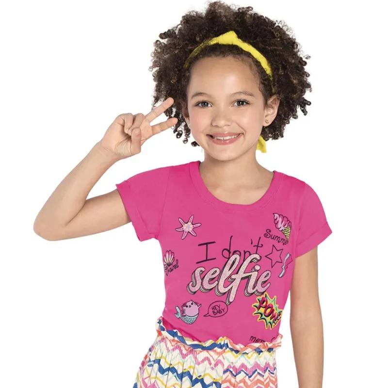 Blusa Infantil Rovitex Kids Rosa 4