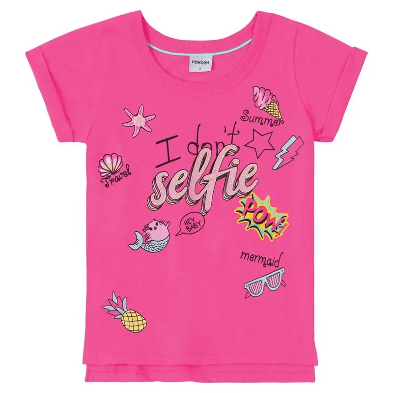 Blusa Infantil Rovitex Kids Rosa 6